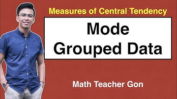Mode of Grouped Data - Measures of Central Tendency @MathTeacherGon