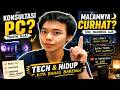 malam malam masih cari masalah aja soal pc ga ada yang lain kah Uhuy #techwithblack