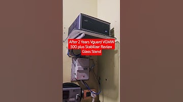 Vguard VGMW 500 Plus Stabilizer with GLASS STAND #vguard #Stabilizer #viral #shorts #review in 2 Yr