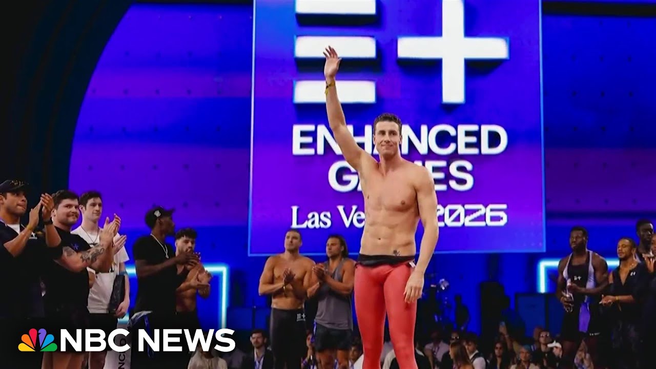 Swimmer ‘breaks’ world record at billionaire-backed Enhanced Games