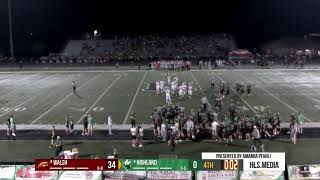 2026 Friday Night Football :: Week 1 :: Highland v. Walsh