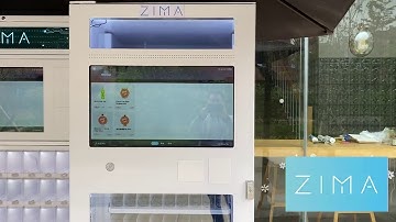 ZIMA PRO Advanced touch screen APP vending machine testing.