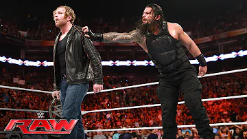 Roman Reigns vs. Seth Rollins: Raw, June 20, 2016