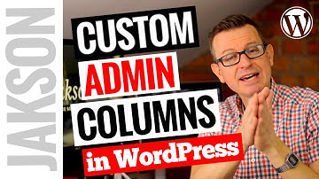 Admin Columns WordPress Plugin - Custom Columns for Post Lists Tutorial 2017