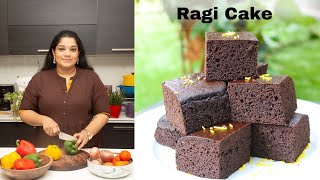 Can You Believe this Cake is Made with Ragi Flour - Ragi Cake Recipe - Ragi Chocolate Cake Recipe