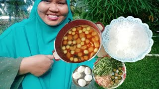 cara buat laksa nyonya by kak nur @tip kuah pekat Dan wangi