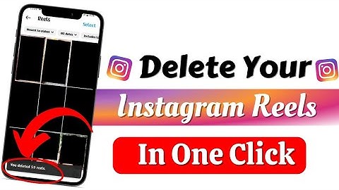 Instagram se sabhi post ek click me delete kaise kare