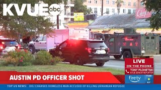 Search continues for suspect after Austin police officer injured in shooting near Zilker Park