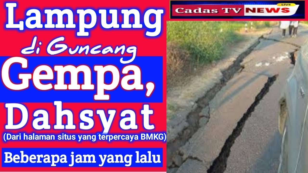 Gempa Lampung Hari Ini Bmkg 2021 - Gempabumi Tektonik M 7 7 Kabupaten