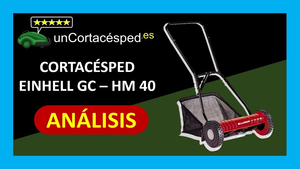 Cortacésped manual 40 cm GC-HM 400 Einhell.