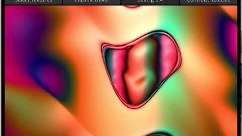 ShaderToy BPM Plasmic travel