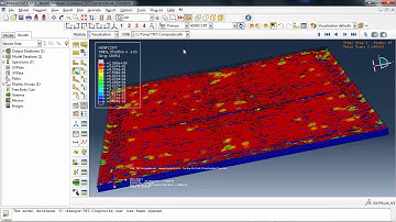 Simulation Eulerian Explosion near Composite Wall in Abaqus