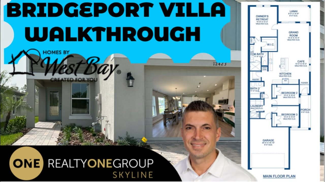 BRIDGEPORT MODEL VILLA Walkthrough by WestBay Homes in Crosswind Point