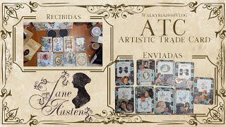 📚 ATC Jane Austen 🌹 intercambio recibido  #international #Jane #video #2026