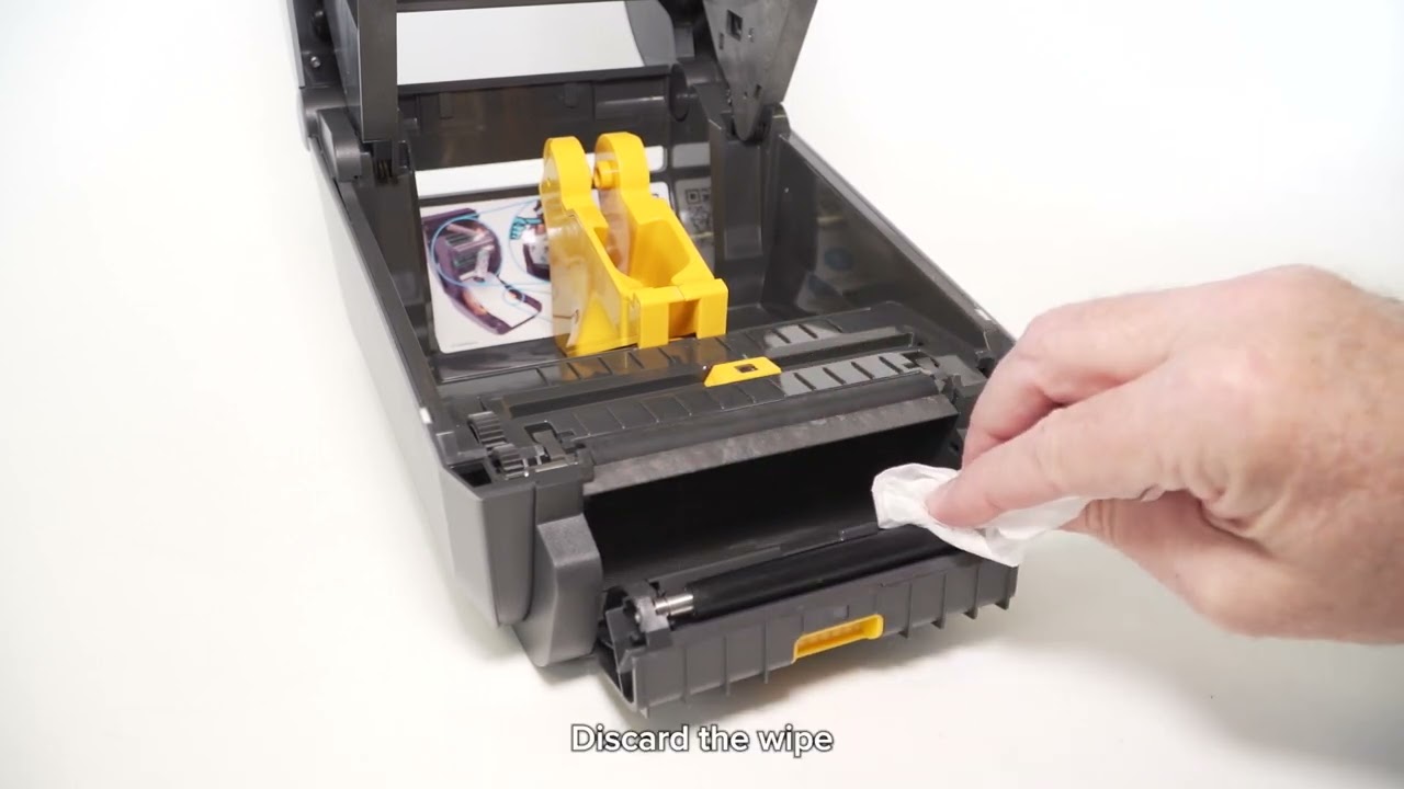 Zebra ZD421 Printer Maintenance - YouTube