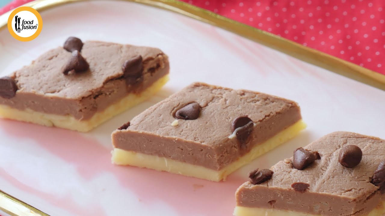 Chocolate Barfi Recipe By Food Fusion (Eid Special)