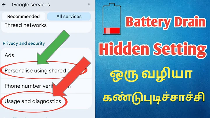 How To Fix Battery Drain Problem in Tamil