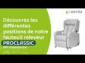 Vidéo: Fauteuil releveur 2 moteurs électrique relax Proclassic