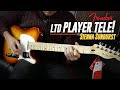 Fender ltd player series plus top telecaster sienna sunburst