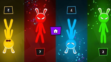 Stickman Party All Random Funny MINIGAMES 1 2 3 4 Player Games 2022 Gameplay