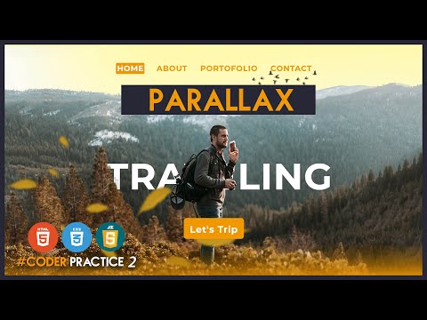 Cara Membuat Parallax Effect Scrolling Website Landing - Menggunakan HTML CSS JAVASCRIPT