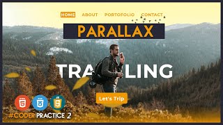 Cara Membuat Parallax Effect Scrolling Website Landing - Menggunakan HTML CSS JAVASCRIPT