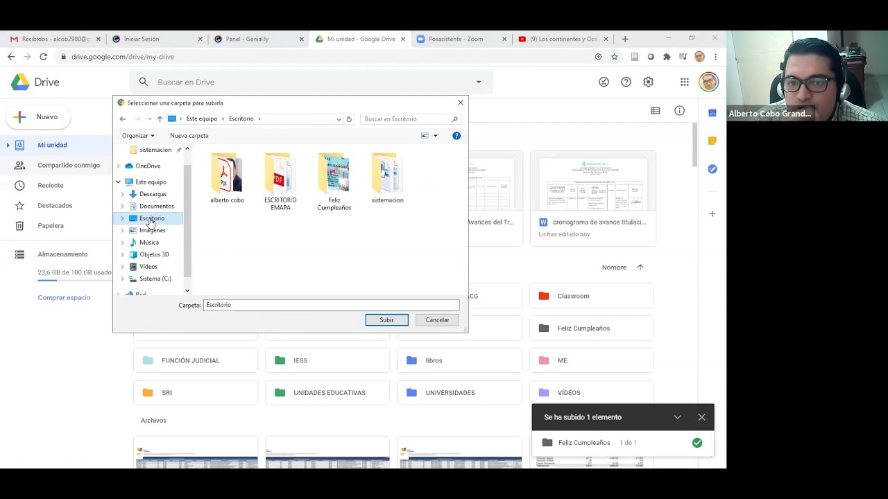 Aprendizaje de Google Drive y Genially - YouTube