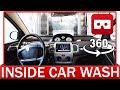 360° VR VIDEO - INSIDE CARWASH SPORTCAR - LANCIA YSILON TOUR - VIRTUAL REALITY | CAR WASH