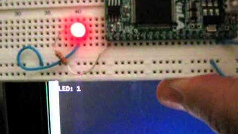 Monitoring the LED Blinker with the PC