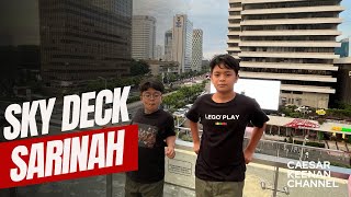 SKY DECK SARINAH TEMPAT ASIK LIHAT SUNSET