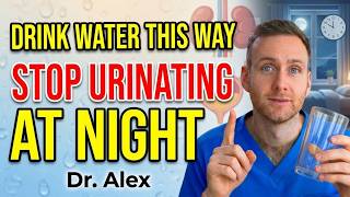UROLOGIST REVEALS  How to drink water to avoid getting up at night. Dr. Alex
