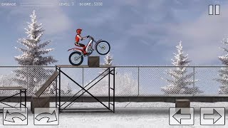 Bike Trial Snow Ride Android Gameplay screenshot 2