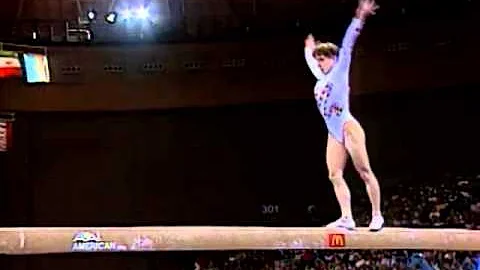 Kerri Strug - Balance Beam - 1996 McDonald's Ameri...