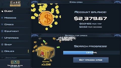 Case clicker 2: Download hack - Andriod - Unlimited coins en cases