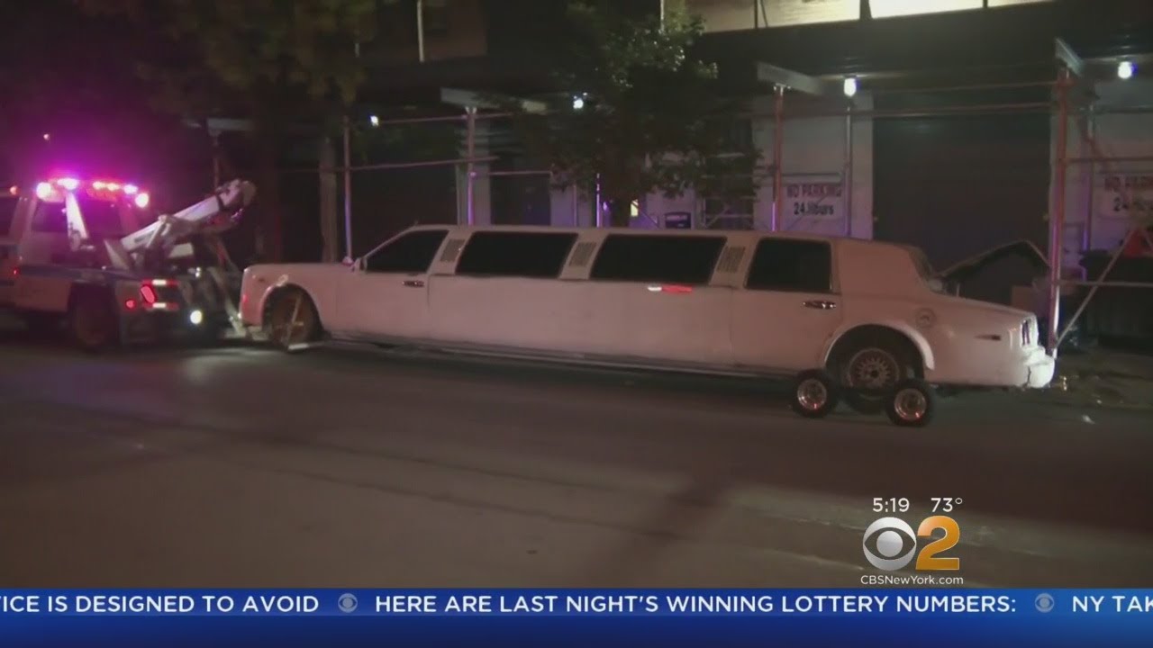 NYPD Tows Abandoned Limo