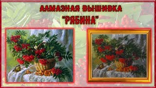 Алмазная вышивка (рябина) с AliExpress. Алмазная вышивка (рябина) с AliExpress.