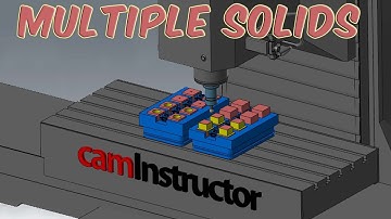 Mastercam Tutorial: How to Add Multiple Solid Bodies to Stock Setup