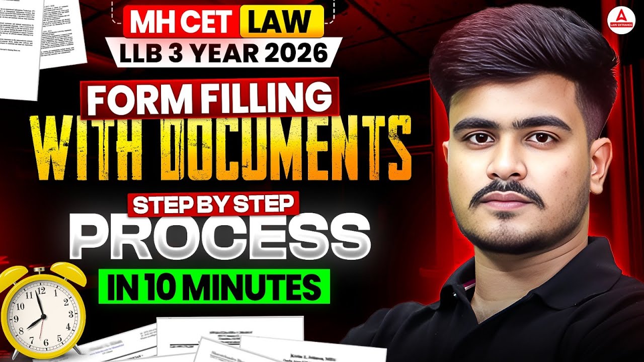 MH CET Law 2026 3 Year LLB Application Form | How to Fill Form in 10 ...