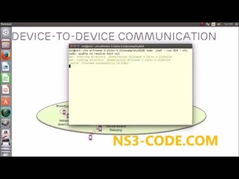 DEVICE TO DEVICE COMMUNICATION PROJECTS USING NS3 SIMULATOR
