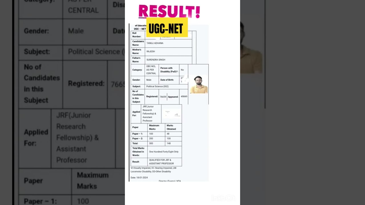 Ugc Net Qualified Candidate S Ugcnet Ugcnet2024 Ugcnetdec2023 Netresults Divyagautamugcnet