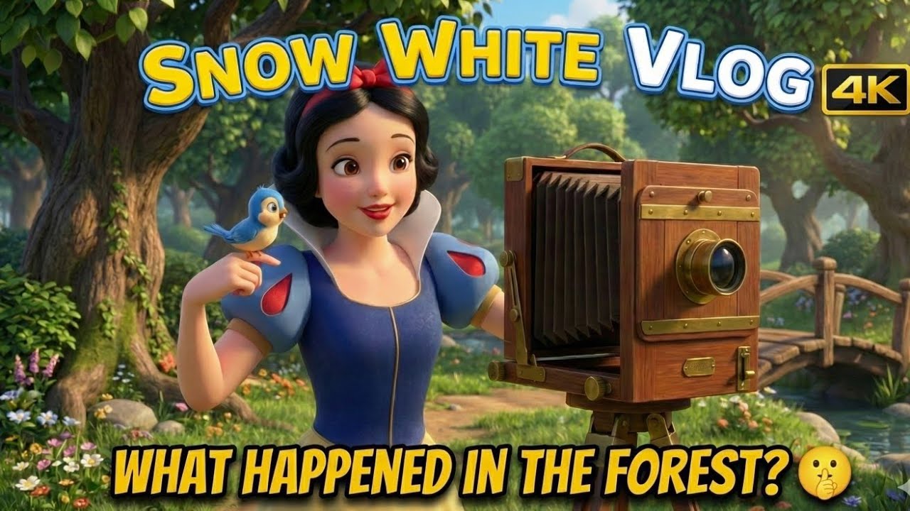 Snow White's Enchanted Forest Vlog | Capturing Magic with Snow White Vintage Camera!