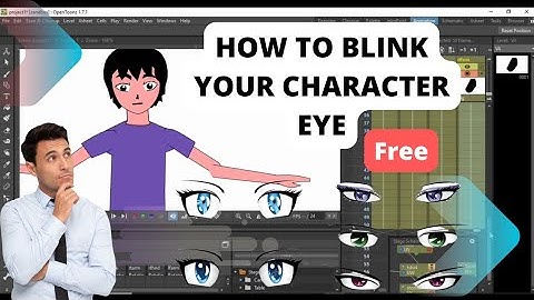 how to eye blink in opentoonz, opentoonz tutorial in hindi