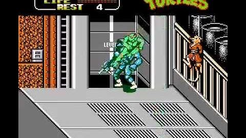 TMNT 2 : The Arcade Game on NES Bosses (1/2)