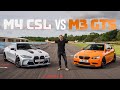 Ultimate bmw track shootout  new m4 csl vs e92 m3 gts  hot laps drifting  ben collins  4k