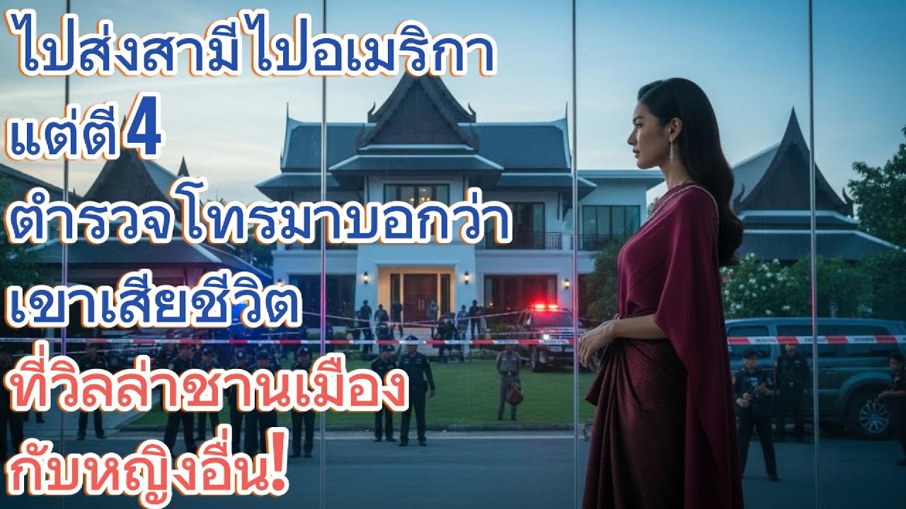 ไปส่งสามีไปอเมริกา แต่ตี 4 ตำรวจโทรมาบอกว่าเขาเสียชีวิตที่วิลล่าชานเมืองกับหญิงอื่น!