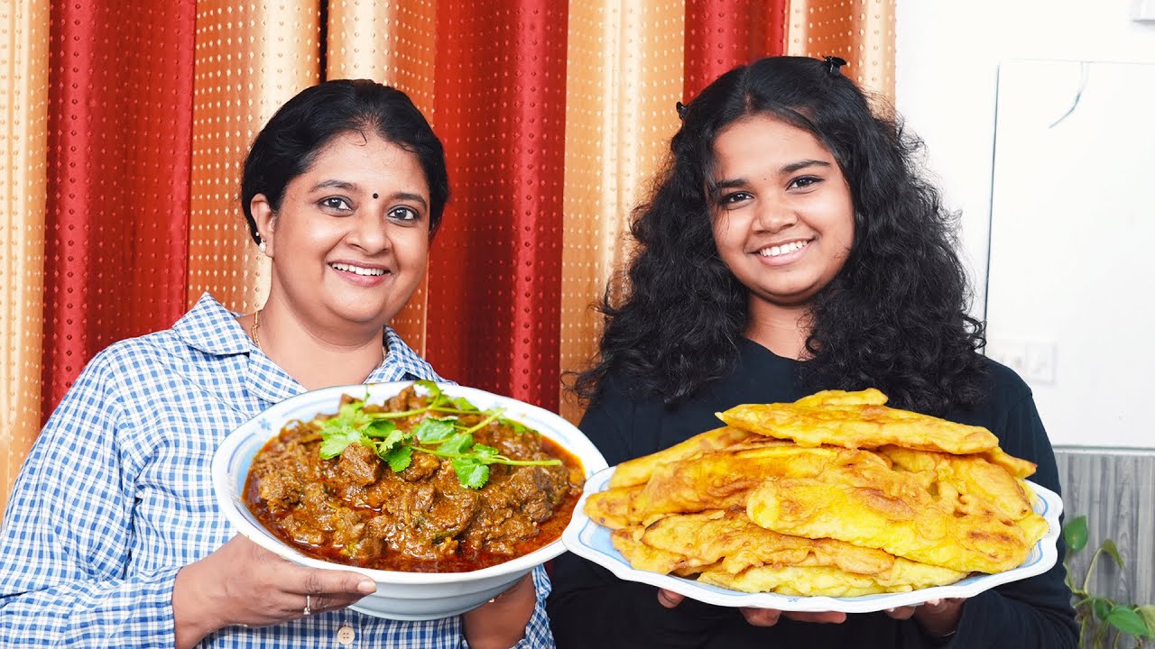 പഴംപൊരിയും ബീഫ്റോസ്റ്റും | Pazham Pori Beef Roast Combo | Anila Sreekumar