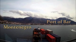 Порт Бар, Черногория / Port of Bar, Montenegro. Time-lapse