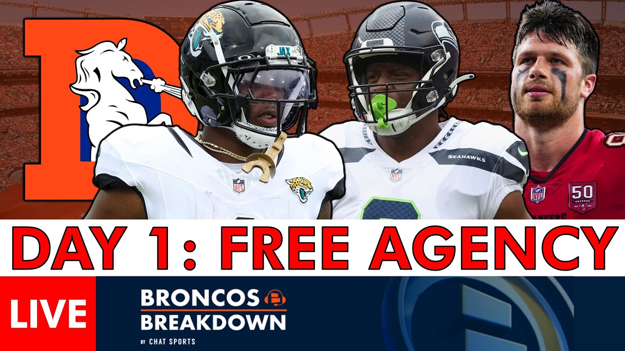 🚨Denver Broncos Free Agency LIVE: NFL Free Agency Tracker + Broncos News & Rumors
