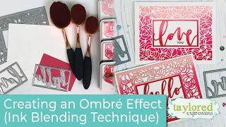 How to Create an Ombre Effect (Ink Blending Technique)