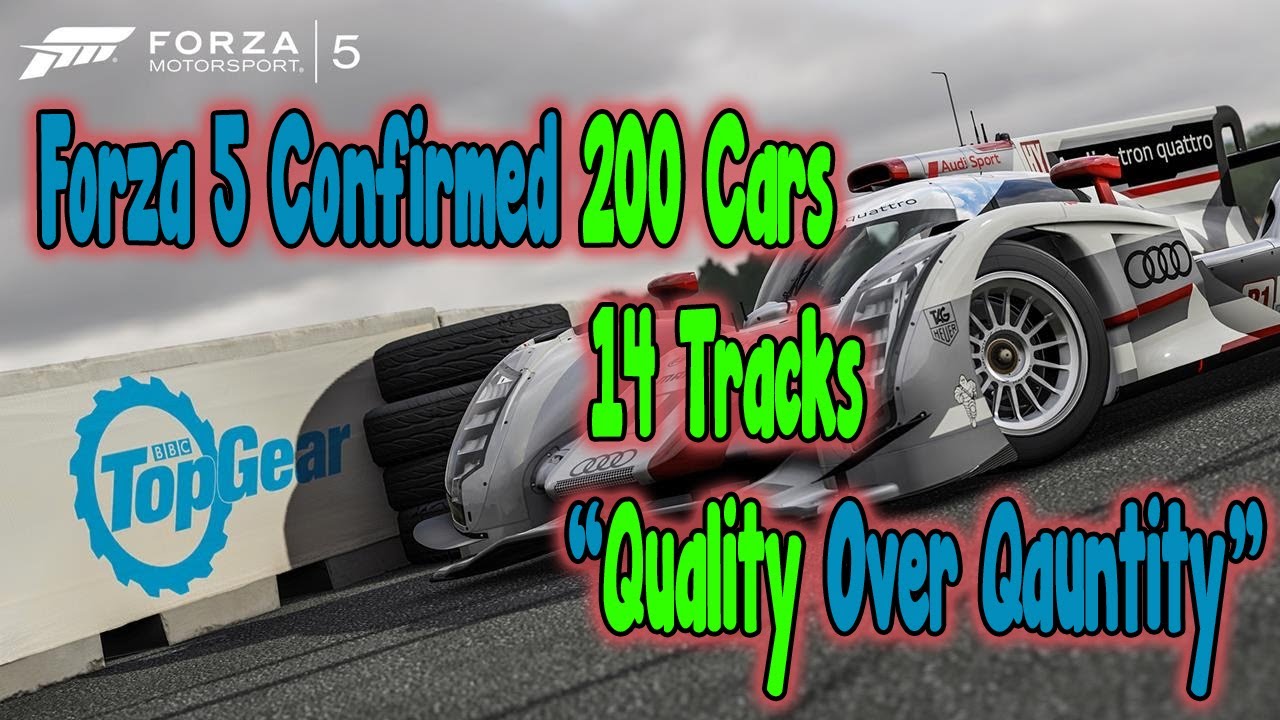 Forza 5 Confirmed 200 Cars And 14 Tracks